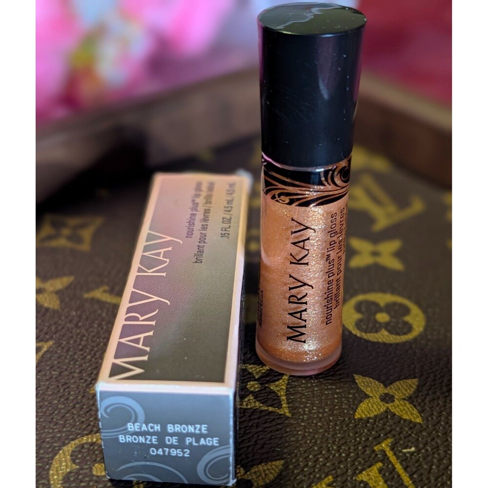 Mary Kay Discontinued Nourishine Plus Liquid Lip Gloss Bronze Shimmer Shine